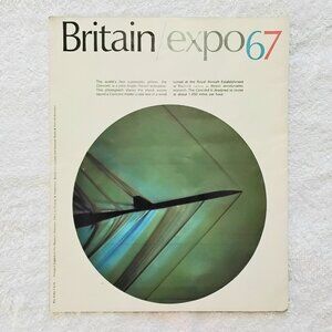 Vintage 1967 Worlds Fair Montreal Expo '67 Britain Expo '67 Booklet!!